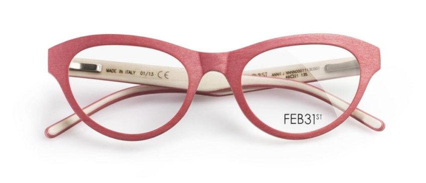 Annie J. from the Total Wood Collection by FEB31st Eyewear in a soft rose. What a beauty! 